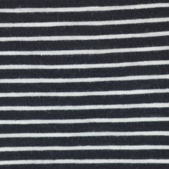 H&M Women's Extra Small Black White Striped Scoop Neck Short Sleeve Tee - Picture 5 of 7